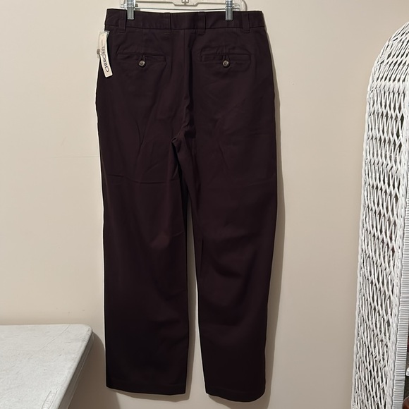 NWT Cherokee Chino Pant Women’s Size 10 Trends Chocolate Brown Straight Casual - Picture 2 of 13